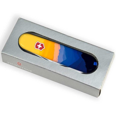 Ніж Victorinox Camper Ukraine 91мм,13функ ,Гірський пейзаж
