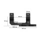 Моноблок Discovery Scope Mount ONE-PIECE High Profile For Picatinny 34mm 1,93 inch (202404)