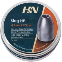 Пули пневматические H&N Slug HP кал. 4,5. Вес - 0,65 г. 400 шт/уп