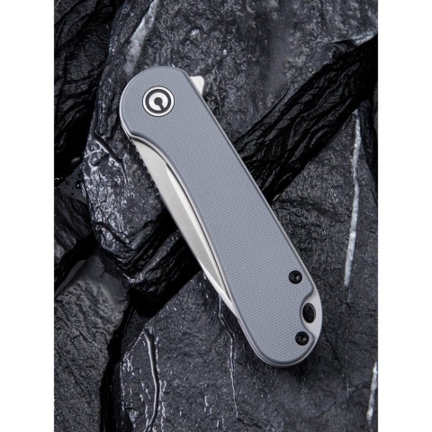 Ніж складаний кишеньковий Civivi Elementum, (7.5 см) D2 / G10 сірий