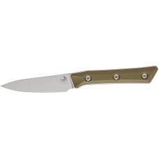 Нож кухонный Microtech Pairing Knife Stonewash G-10 Od Green