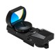 Коліматорний приціл  RED DOT 4 RETILE OPTIK Dot, Star Burst, Cross і Bullseye з кріпленням KEYMOD