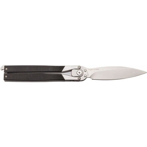 Ніж Artisan Kinetic Balisong, D2, G10 Flat black