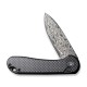 Ніж складаний кишеньковий Civivi Elementum II, (7.5 см) Damascus / Carbon Fiber & G10