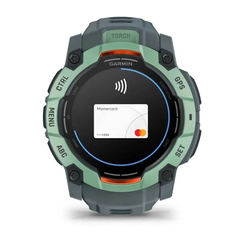 Смарт-годинник Garmin Instinct 3 (50 мм) AMOLED неотропік/сутінковий
