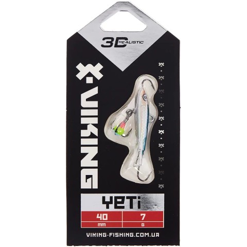 Балансир Viking Fishing Yeti Ice Jig 40mm 7.0g #11 Anchovy
