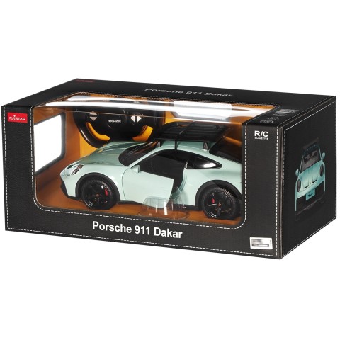 Машинка Rastar Porsche 911 Dakar Standard Version 1:14 Зелений
