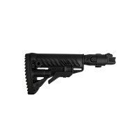 Приклад телескопический FAB M4  для AK 47, полимер, черный