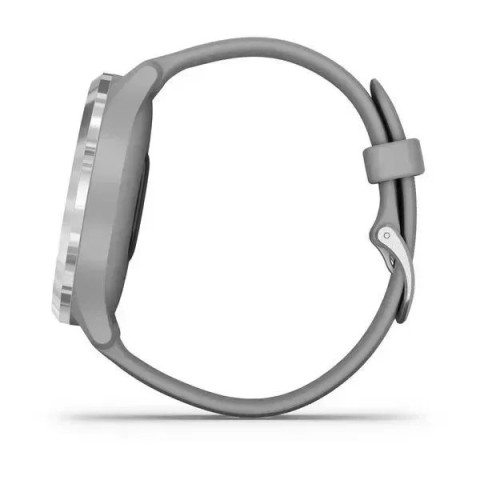 Смарт-часы Garmin vivomove 3 с серебристым безелем и пыльно-серым ремешком