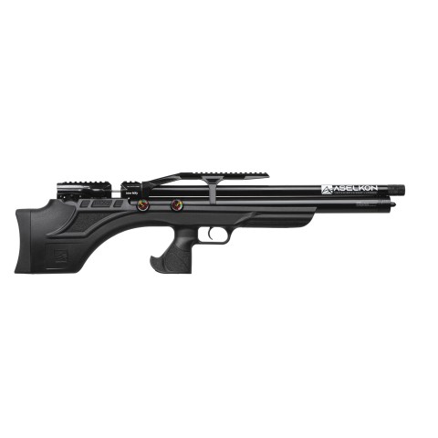 Пневматична Редукторна PCP гвинтівка  Aselkon MX7 Black  кал. 4.5