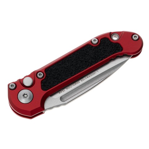 Ніж Microtech L.U.D.T S/E Gen III.,  stonewash клинок, червоне руків'я