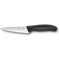 Кухонний ніж Victorinox SwissClassic Carving лезо 12см з чорн. ручкою у подар.упак.