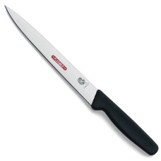 Нож кухонный филейный Victorinox Fibrox 16 см, черный, блистер