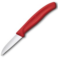 Кухонний ніж Victorinox SwissClassic Paring лезо 6см з черв. ручкою