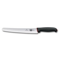 Ніж кондитерський Victorinox Dual Grip 26см хвил чорн 5.2933.26D