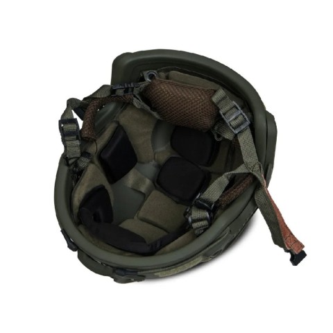 Кевларовий шолом Ukrarmor FAST Team Wendy. Рівень захисту NIJ IIIA Олива