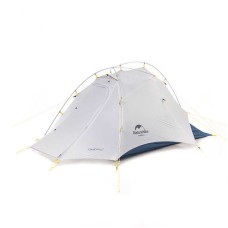 Намет надлегкий двомісний  з футпринтом Naturehike Cloud Up Wing NH19ZP083, 15D, сіро-голубий
