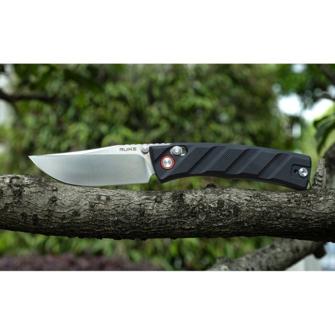 Ніж складаний кишеньковий Ruike P856-B, (7.9 см) 14C28N / G10 чорний