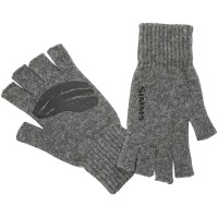 Перчатки Simms Wool Half Finger Glove L/XL Steel