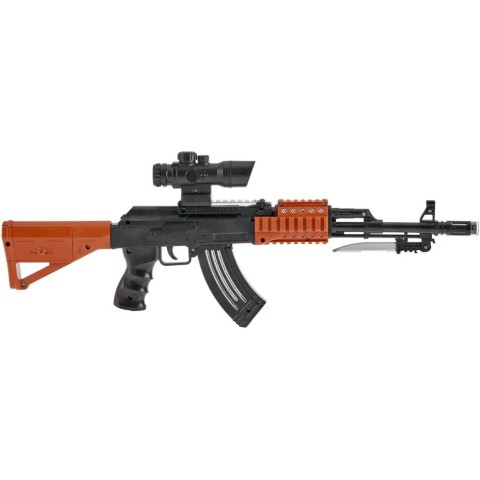 Автомат світло-звуковий ZIPP Toys AK47. Колір – чорний