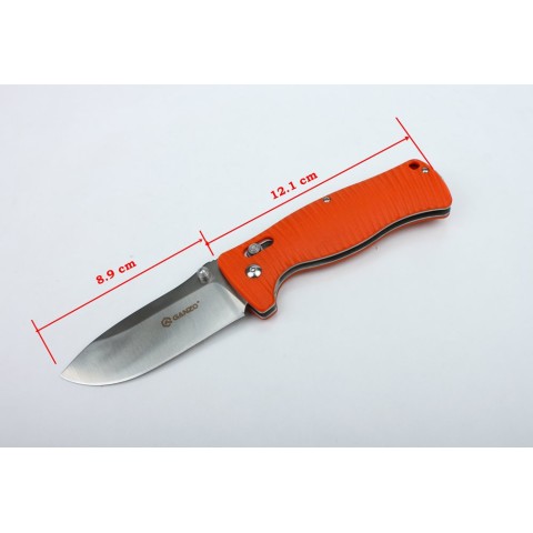 Ніж складаний туристичний Ganzo G720 (9 см) 440C / G10 помаранчевий