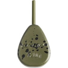 Грузило Brain In-Line Flat Lead 120g 2шт/уп green