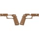 Накладки на рукоять Recover Tactical CC3P Tan для 1911 Black/Tan