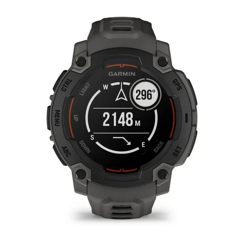 Смарт-годинник Garmin Instinct E (45 мм) чорний/вугільний