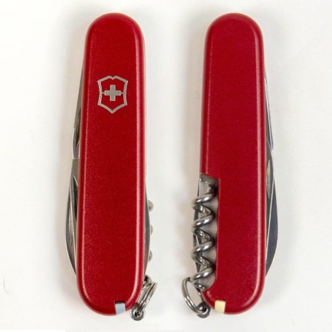 Ніж Victorinox Spartan Mat 91мм,12функ,черв.мат,штоп