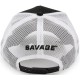 Кепка Savage TRUCKER HAT W/ WHITE SAVAGE LOGO с козырьком ц:белый/черный