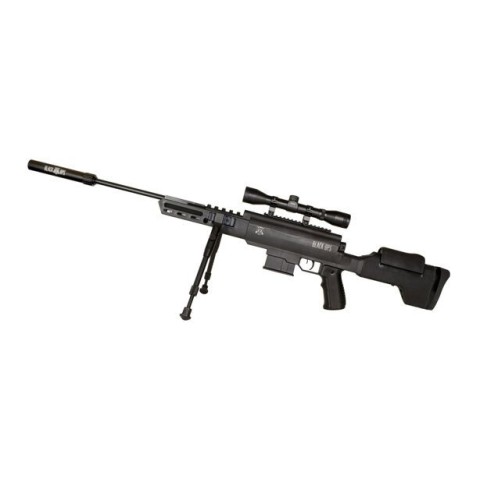 Пневматична гвинтівка Norica Black OPS Sniper + приціл 4x32 + сошки