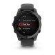 Смарт-годинник Garmin fenix E (47 мм) сланцево-сірий нержавіюча сталь/чорний