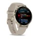 Смарт-часы Garmin Venu 3s французский серый с золотистым стальным безелем и силиконовым ремешком