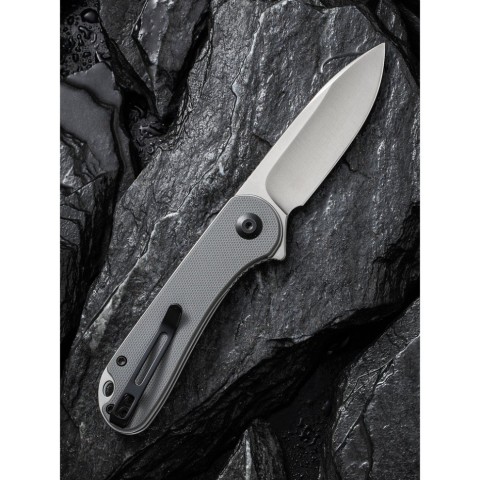 Ніж складаний кишеньковий Civivi Elementum, (7.5 см) D2 / G10 сірий