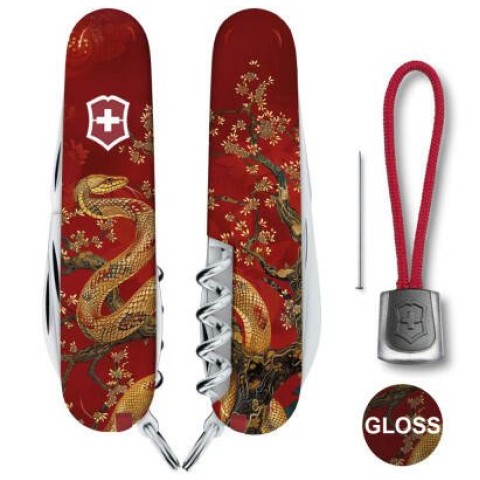 Нож Victorinox Swiss Army Spartan Zodiac Золотая змея