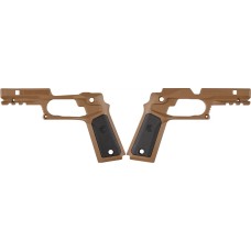 Накладки на рукоять Recover Tactical CC3P Tan для 1911 Black/Tan