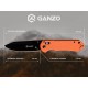 Ніж складаний туристичний Ganzo G7453 (9 см) 440С / G10 помаранчевий