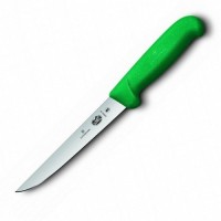 Кухонний ніж Victorinox Fibrox Boning лезо 15см з зел. ручкою