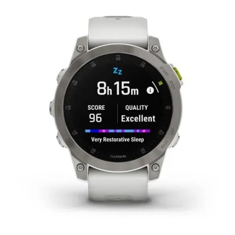 Смарт-годинник Garmin epix Gen 2 Sapphire білий титановий