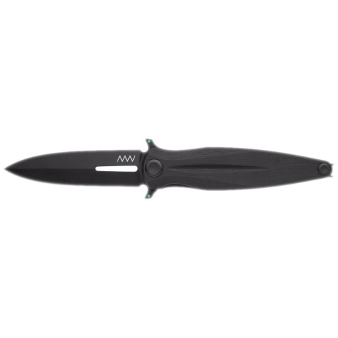 Ніж Acta Non Verba Z400 (stonewash, liner lock, plain, sleipner), DCL/чорний