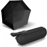 Парасоля Knirps X1 Black Superthin Мех/Складана/7спиць /D90x18см