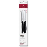 Набір ножів для томатів Victorinox Swiss Classic 2 ножа 11см хвил чорн 6.7833.2