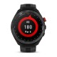 Смарт-часы Garmin Approach S70 (47 мм) с черным керамическим безелем и черным ремешком
