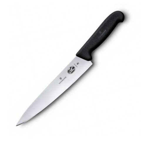Кухонний ніж Victorinox Fibrox Carving лезо 28см з чорн. ручкою
