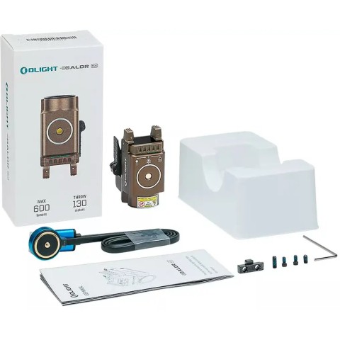 Ліхтар з ЛЦВ Olight Baldr Mini Green Laser Desert Tan