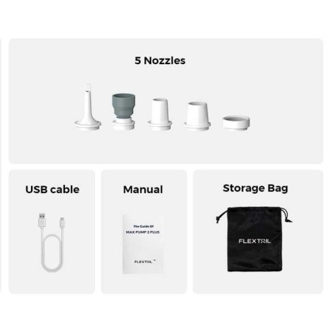 Насос-ліхтар-powerbank кемпінговий Flextail Max Pump 2 Plus, помаранчевий