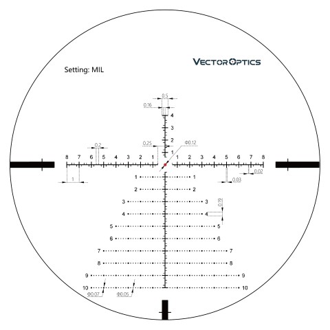 Прицел оптический Vector Optics Continental 5-30x56 (34mm) illum. FFP Tactical