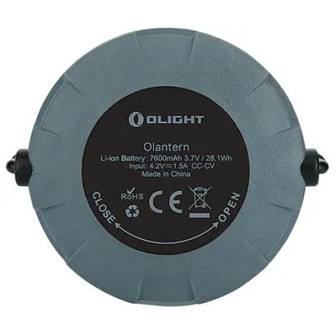 Фонарь кемпинговый Olight Olantern Grey. Две насадки в комплекте