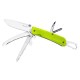 Багатофункціональний ніж Ruike Trekker LD43, (8.5 см) 12C27 / G10 зелений, 15 інстр.
