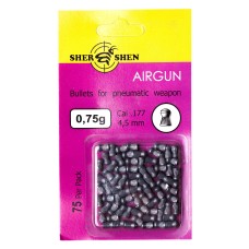 Кулі пневматичні Шершень 0.75 г, кал.177(4.5 мм), 75 шт.